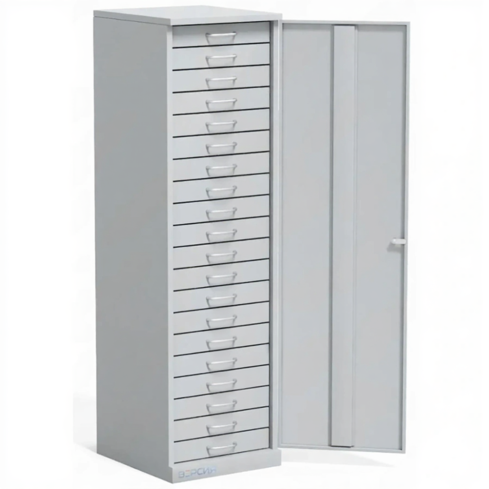Шкаф для ключей (20 ящиков, 1 дверь)