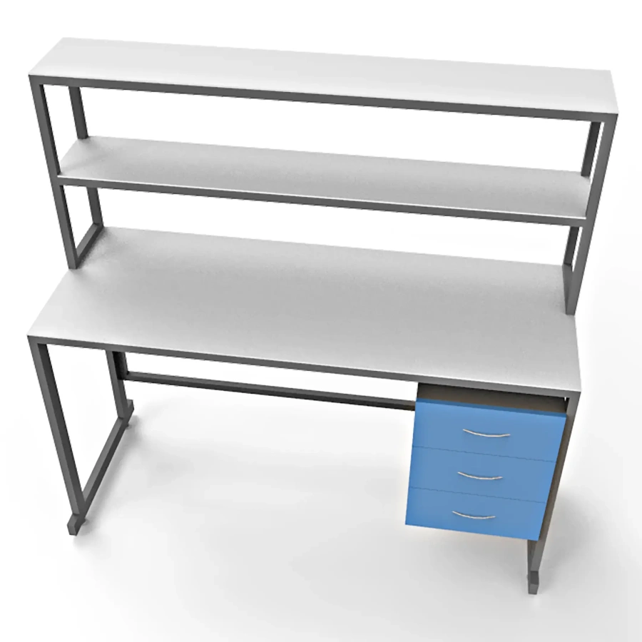 Стол лабораторный с керамикой СЛк 21.010 (белый)