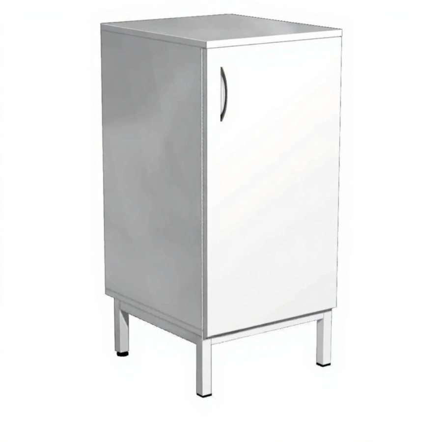 Тумба стационарная узкая металлическая ТмС-1 (белый)