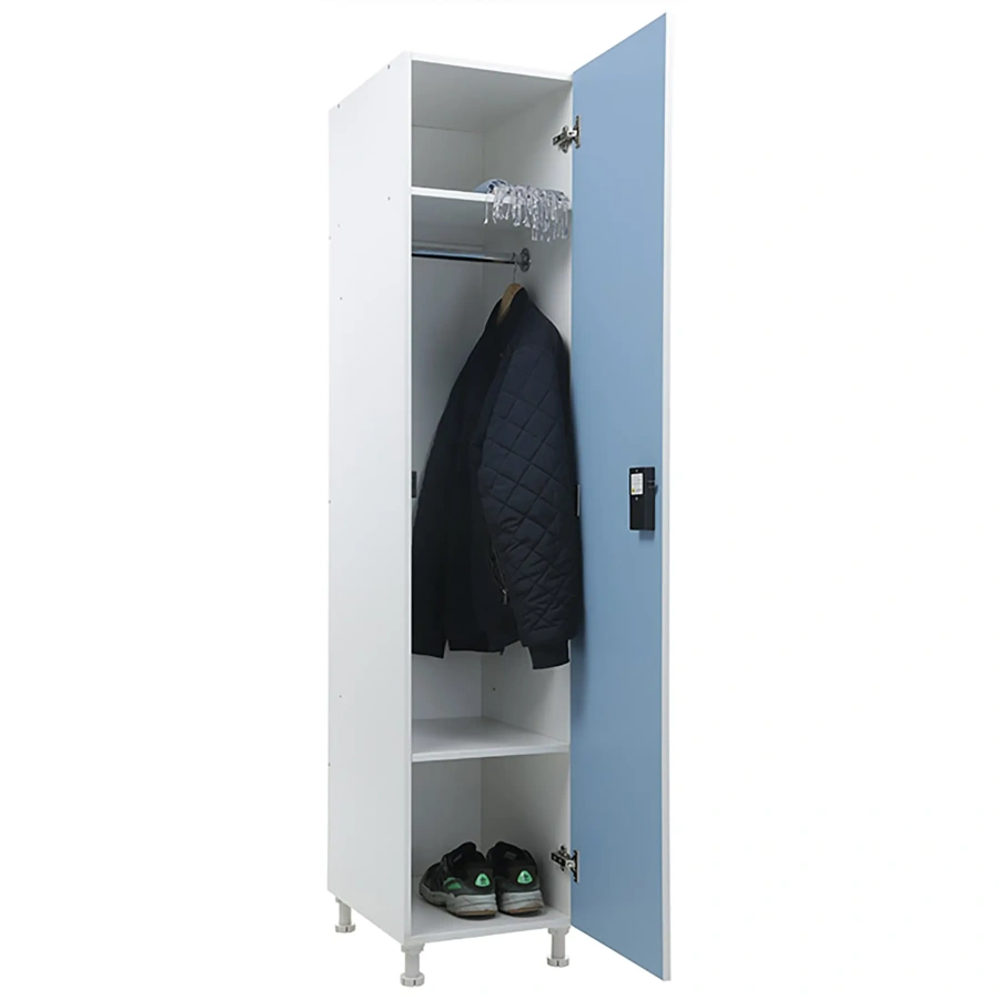 Шкаф для раздевалок WL 11-40 EL голубой/белый