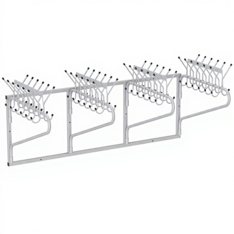 Вешалка настенная поворотная 4СТ (48 крючков)