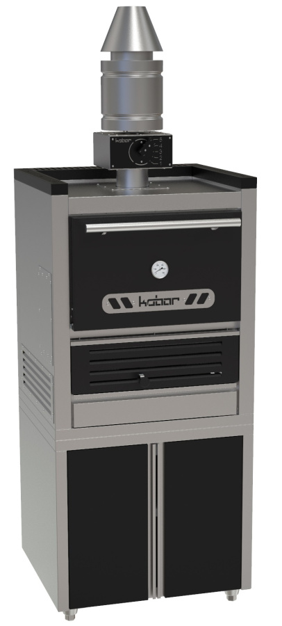 Печь-мангал Кобор FIRE-25-L с подставкой