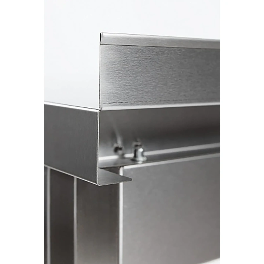 Ванна моечная двухсекционная цельнотянутая с бортом ВМЦ-2/10/7-Б