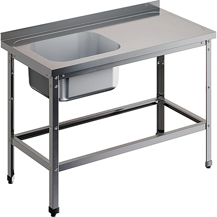 Ванна моечная с рабочей поверхностью ВМЦР/1-14/7-БЛО-ЭЦ