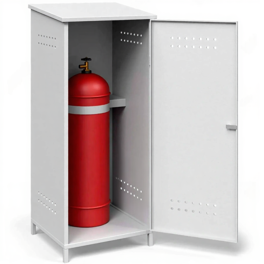 Шкаф для пропановых баллонов ШГБП-04 сварной, усиленный - 1.2 мм