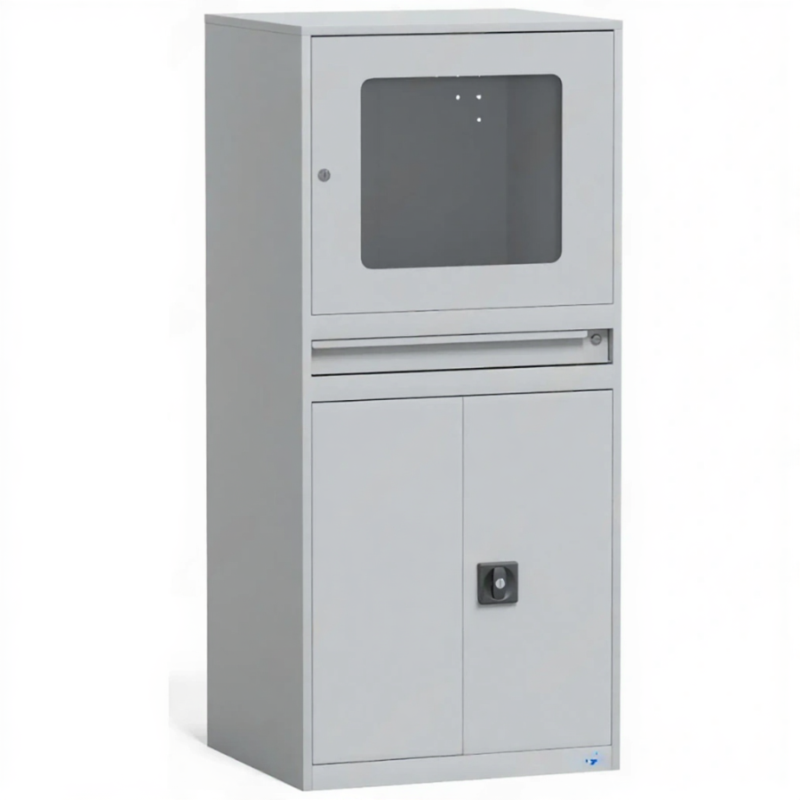 Шкаф компьютерный металлический 1600х720х600