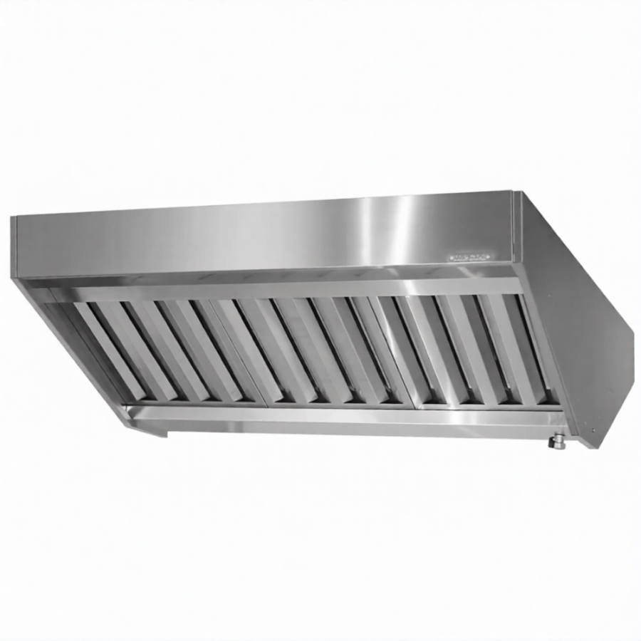 Зонт вытяжной полуоткрытый ЗВПб 400х1000х2000 «Base» островной