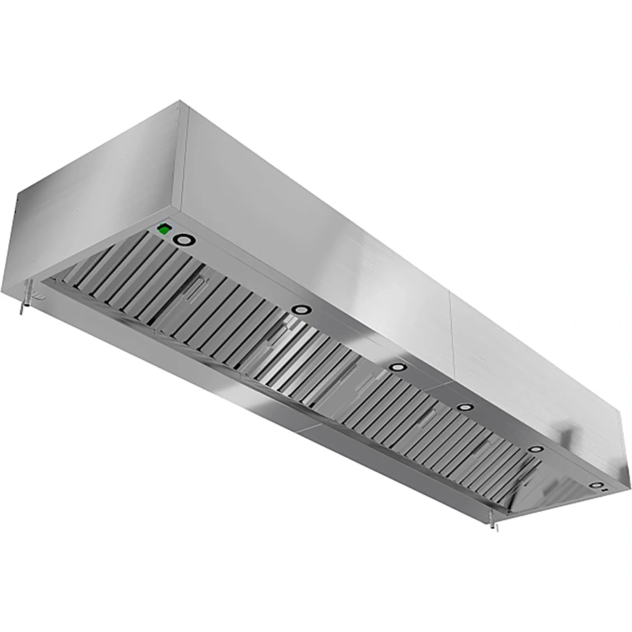 Зонт вытяжной пристенный с подсветкой ЗВПКП-15/14