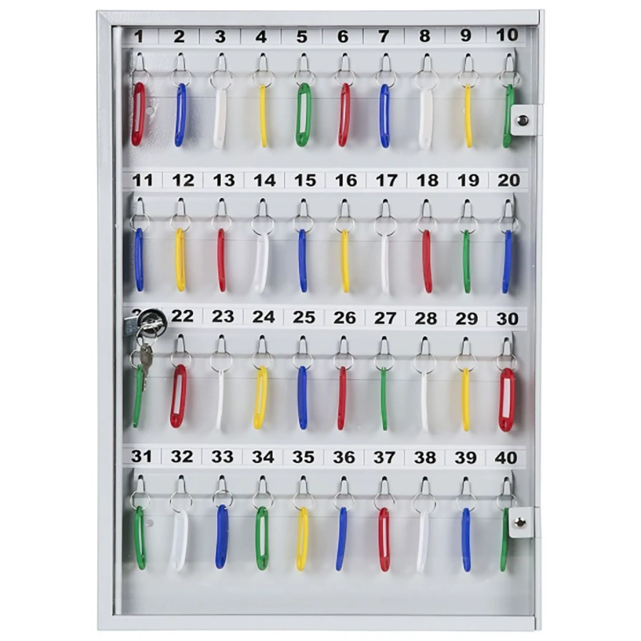 Ключница с прозрачной дверцей КЛС-40 (с брелками)