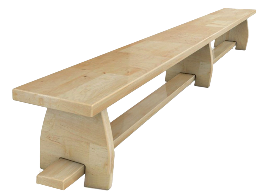 Скамейка гимнастическая "Стандарт" 2000х240х300мм ГОСТ СТП-166