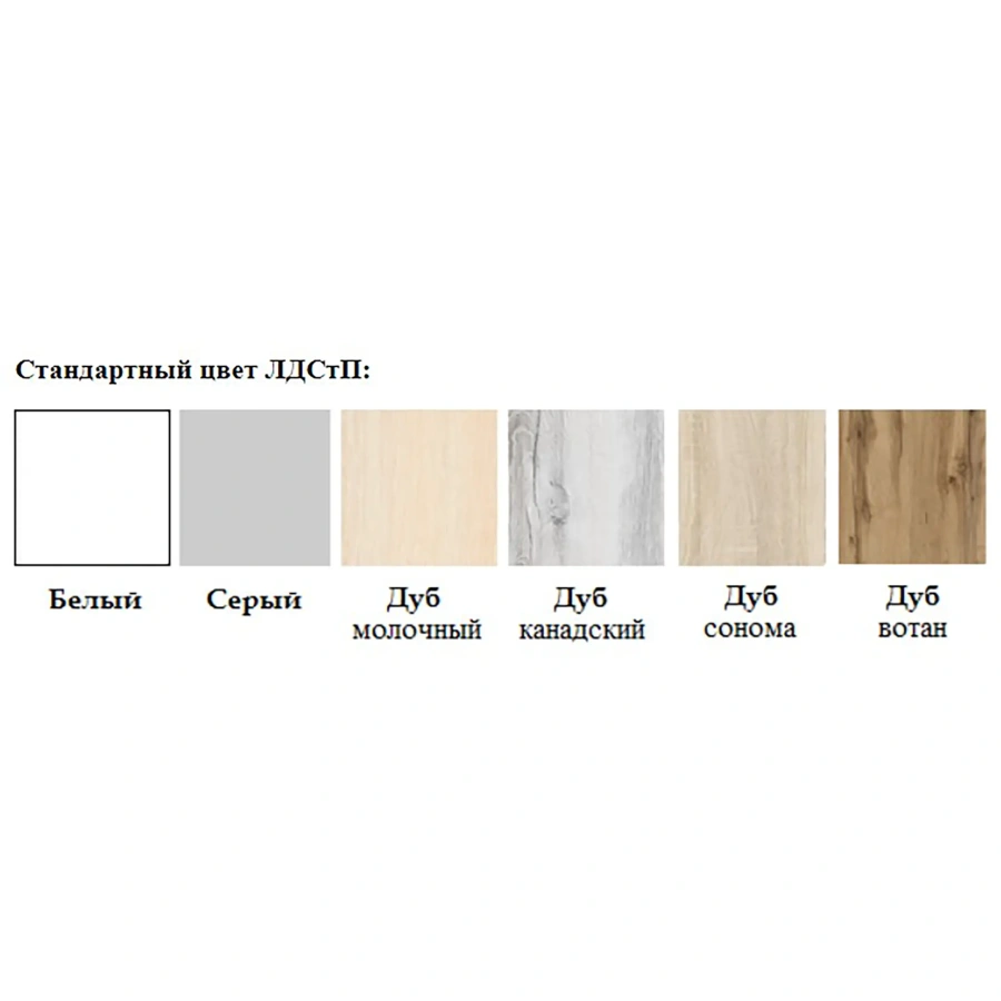 Стол рабочий угловой Ср-2 правый (корпус ЛДСП белый, столешница ЛДСП дуб сонома)