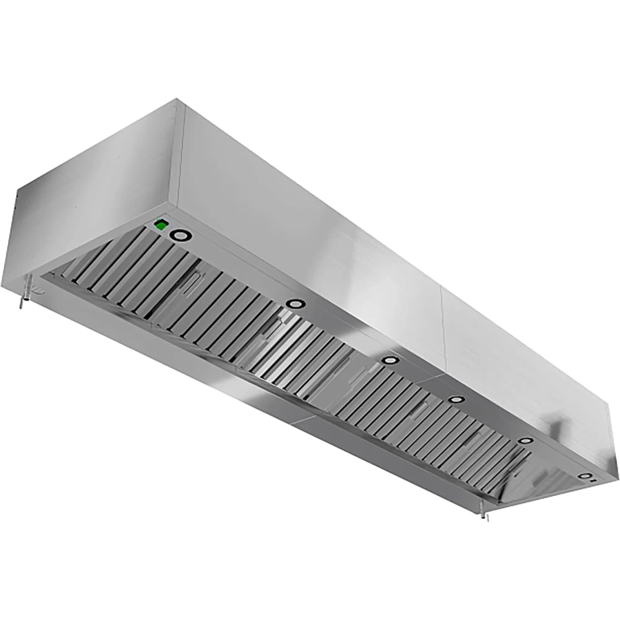 Зонт вытяжной пристенный с подсветкой ЗВПКП-15/14