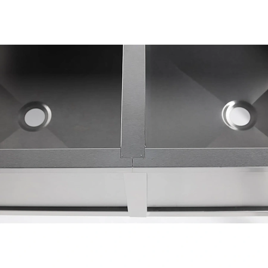 Ванна моечная трехсекционная с бортом ВМС-3/5-Б-ЭН