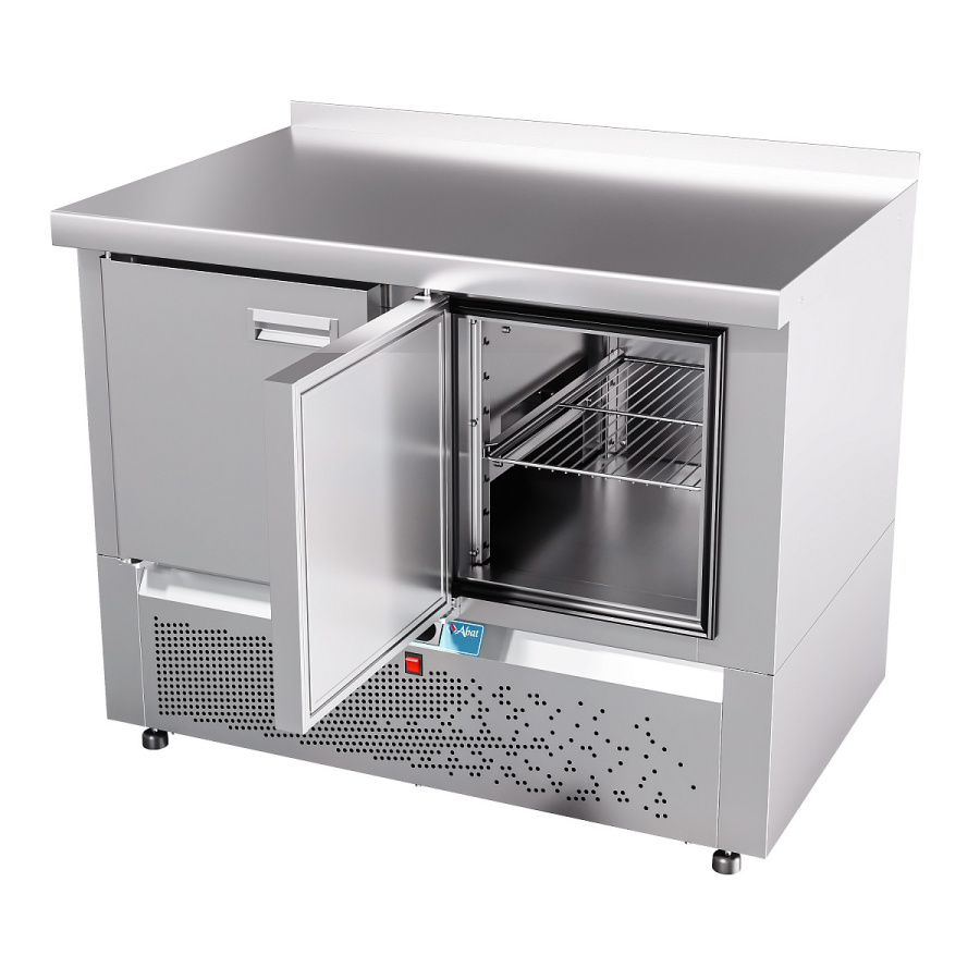 СТОЛ холодильный низкотемпературный СХН-70Н-01 (дверь, дверь) с бортом (25110111100)